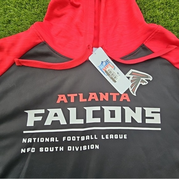 Atlanta Falcons Hoodie NFL South Division Football Men's 2XL New With Tags - Picture 3 of 5